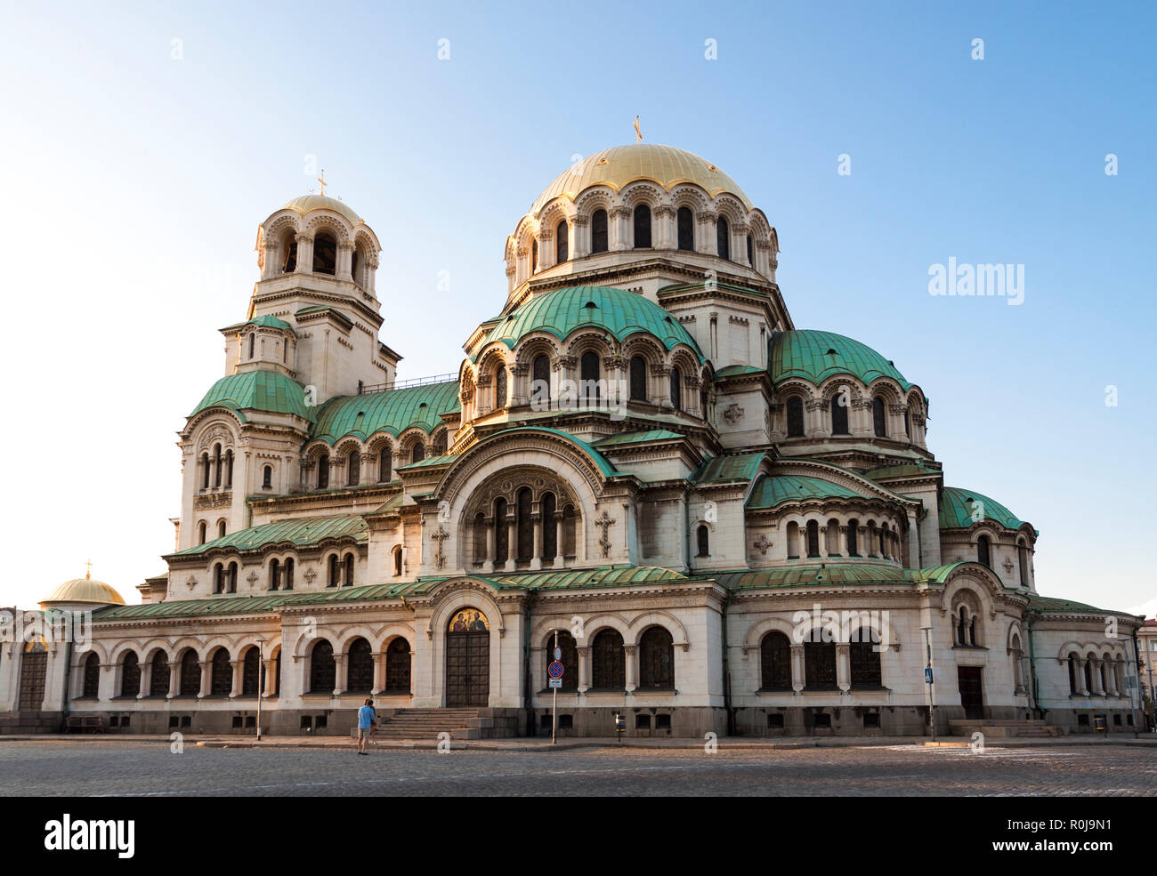 The St. Alexander Nevsky Cathedral in the historic Bulgarian capital. Sofia, Bulgaria Stock Photo