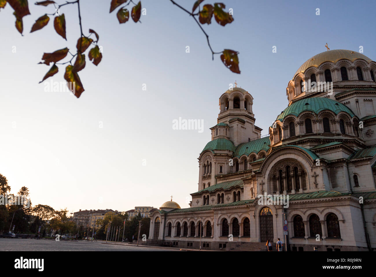 The St. Alexander Nevsky Cathedral in the historic Bulgarian capital. Sofia, Bulgaria Stock Photo