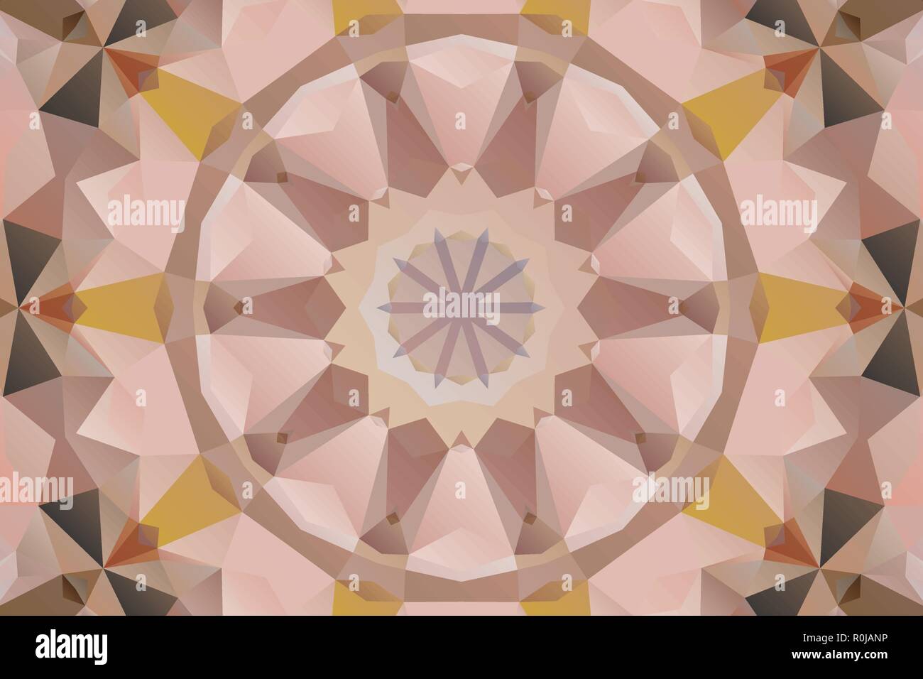 Seamless mandala vector design Stock Vector