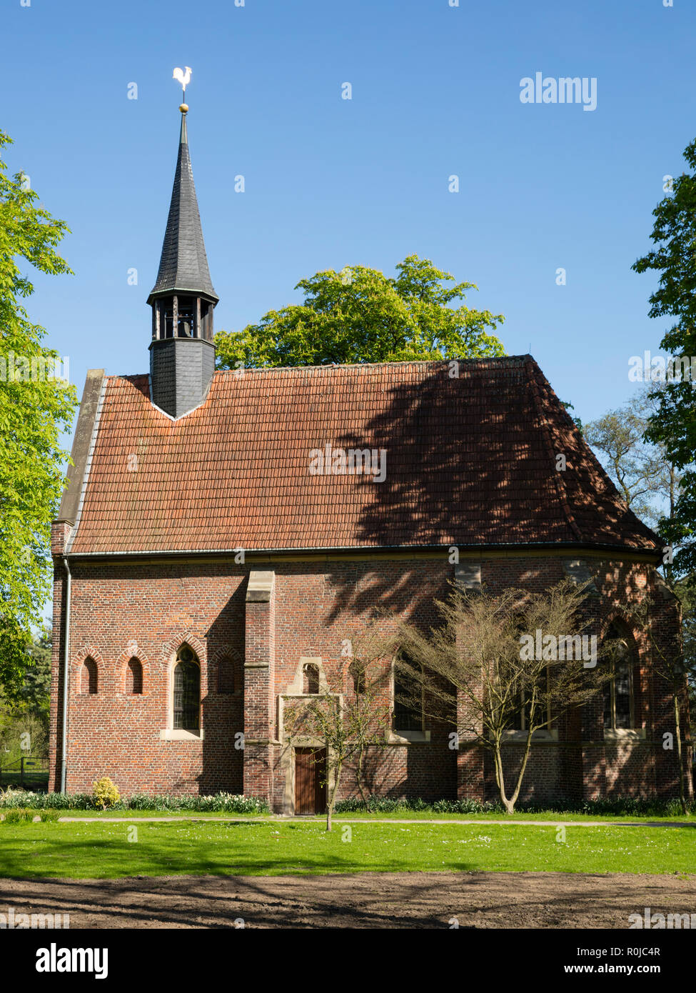 Chapel, Herne, Ruhr district, North Rhine-Westphalia, Germany, Europe Stock Photo