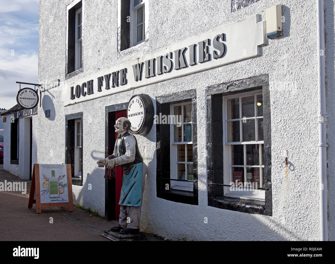 Loch Fyne Whiskies, Iverary, Argyll and Bute, Scotland, UK Stock Photo