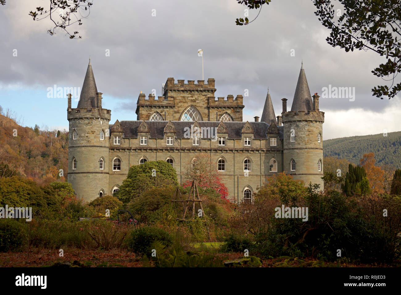Inverary Castle, Argyll and Bute, Scotland, UK Stock Photo