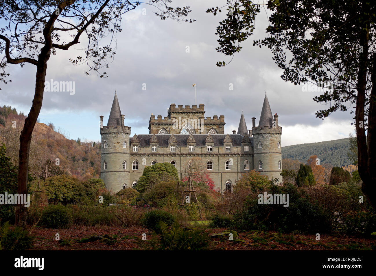 Inverary Castle, Argyll and Bute, Scotland, UK Stock Photo