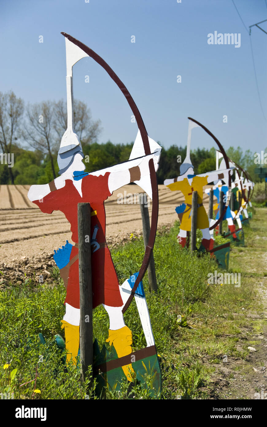 Battle of agincourt archer hi-res stock photography and images - Alamy