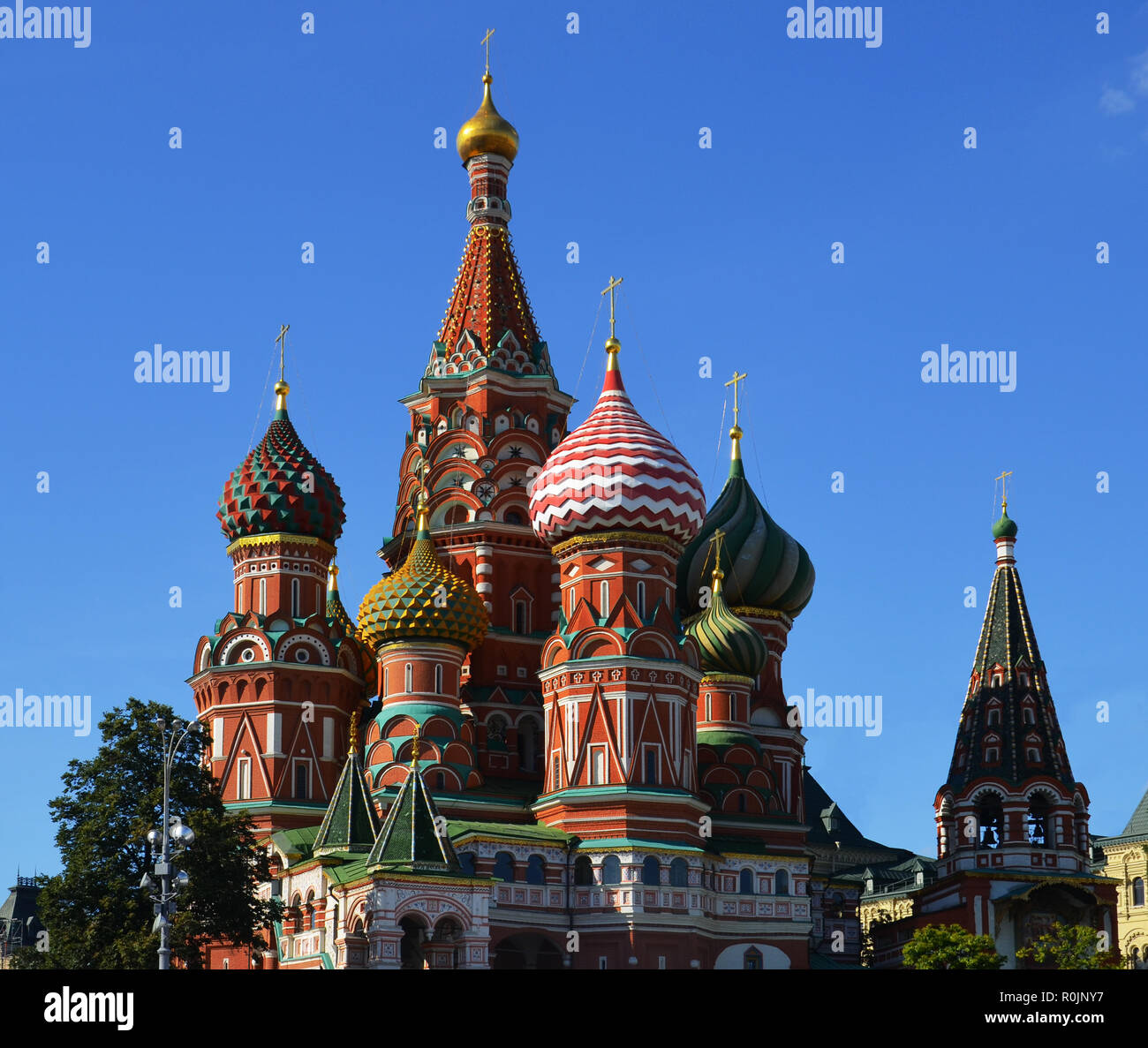 Stock image St. Basil's Cathedral in Kremlin Moscow city, Russia. Photography Stock Photo