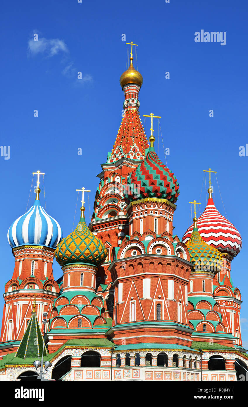 Stock image St. Basil's Cathedral in Kremlin Moscow city, Russia Stock Photo
