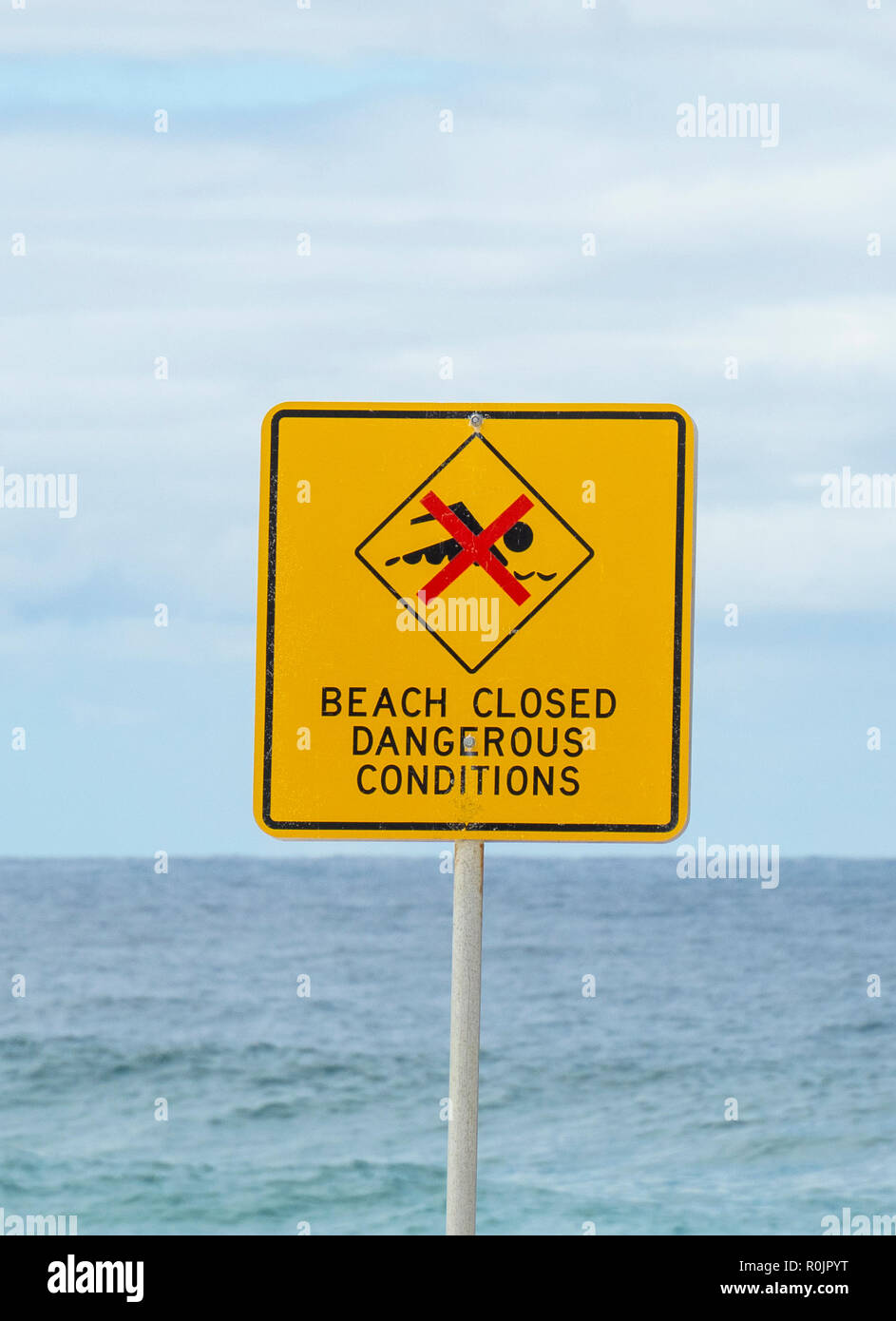 Dangerous Beach Sign High Resolution Stock Photography and Images Alamy