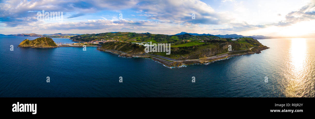 Fotografía aérea de  Getaria - Basque Country - Spain Stock Photo