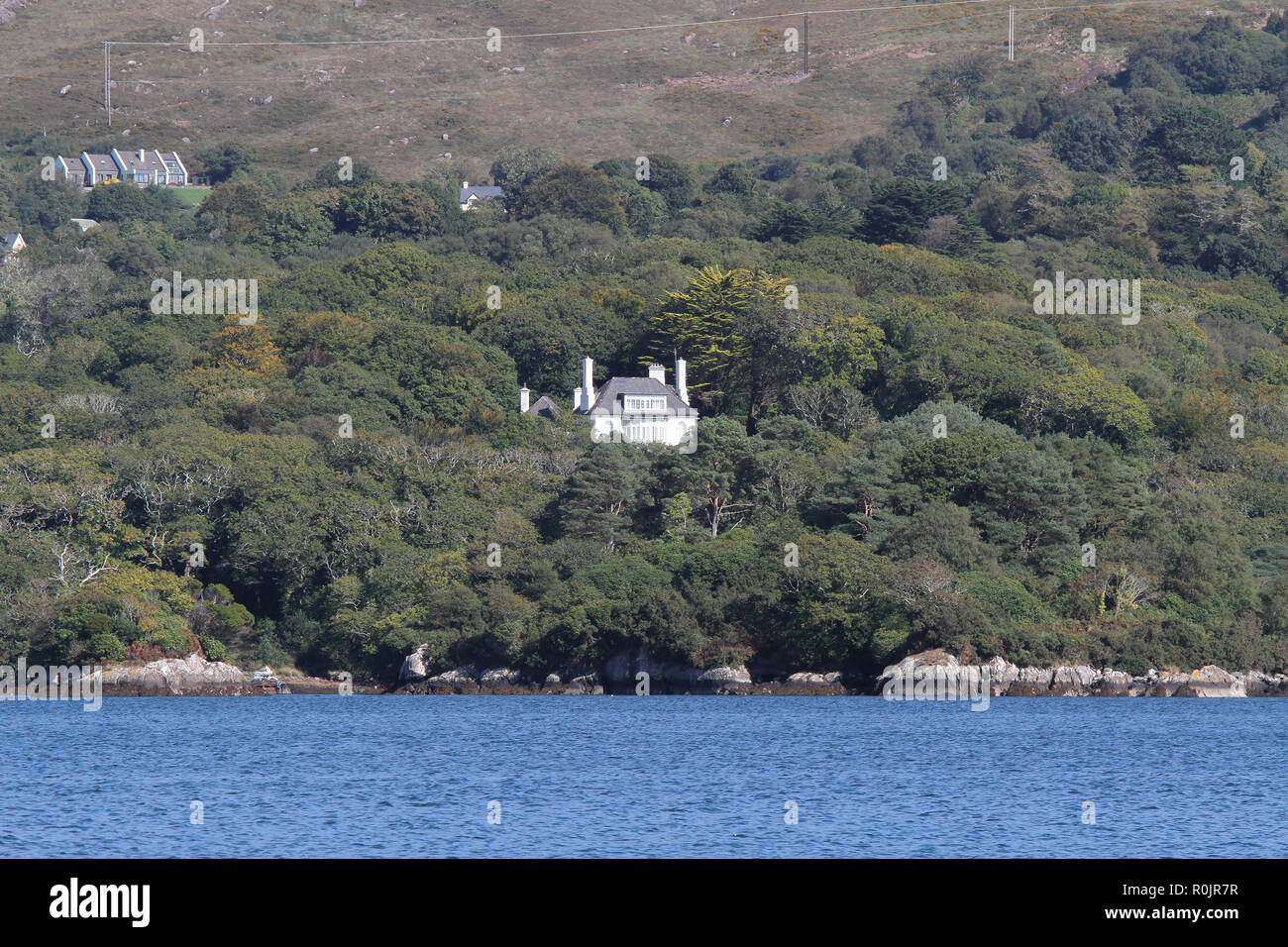Maureen O'Hara's house Glengarriff, County Cork, Ireland overlooking