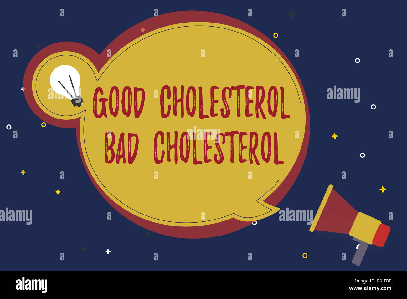Word Writing Text Good Cholesterol Bad Cholesterol Business Concept