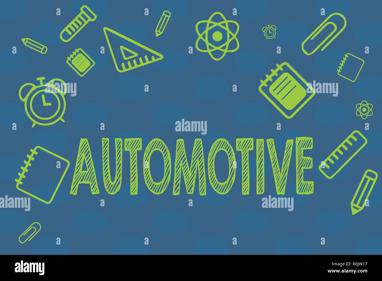 Conceptual hand writing showing Automotive. Business photo text ...