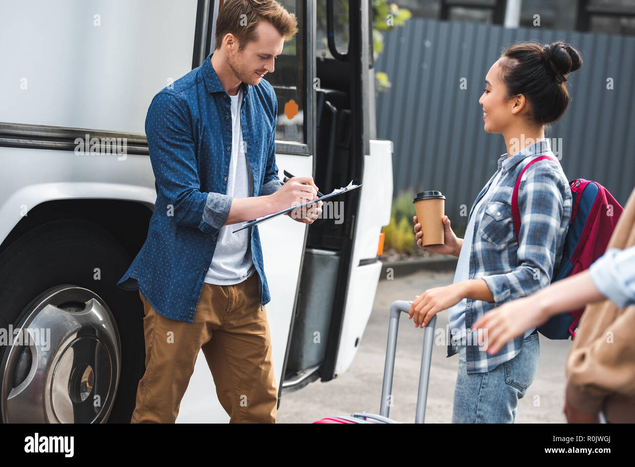 Bus dispatcher hi-res stock photography and images - Alamy