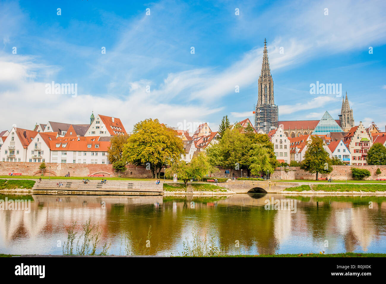 Ngermany View Panorama view of Ulm city center, Germany Stock Photo - Alamy