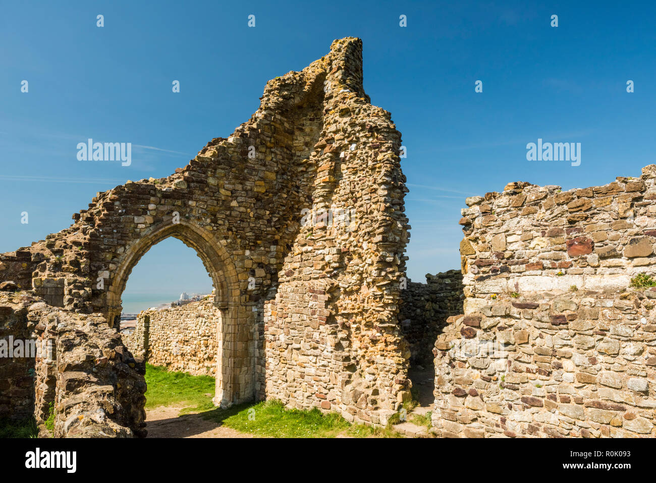 Hastings Castle, Hastings, East Sussex, England Stock Photo - Alamy