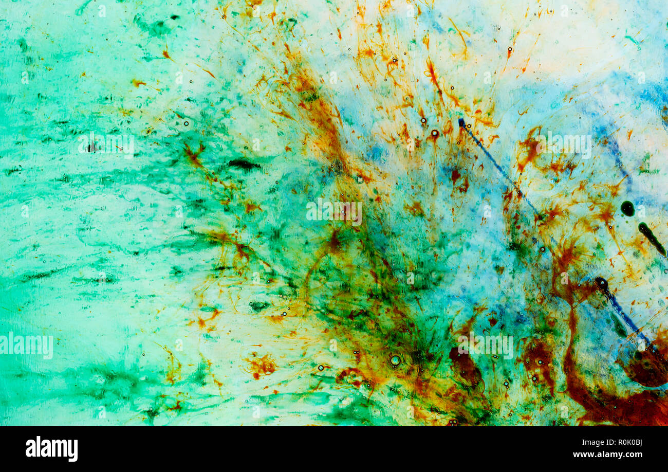 Water and Paint Textures background from Top View Stock Photo - Alamy