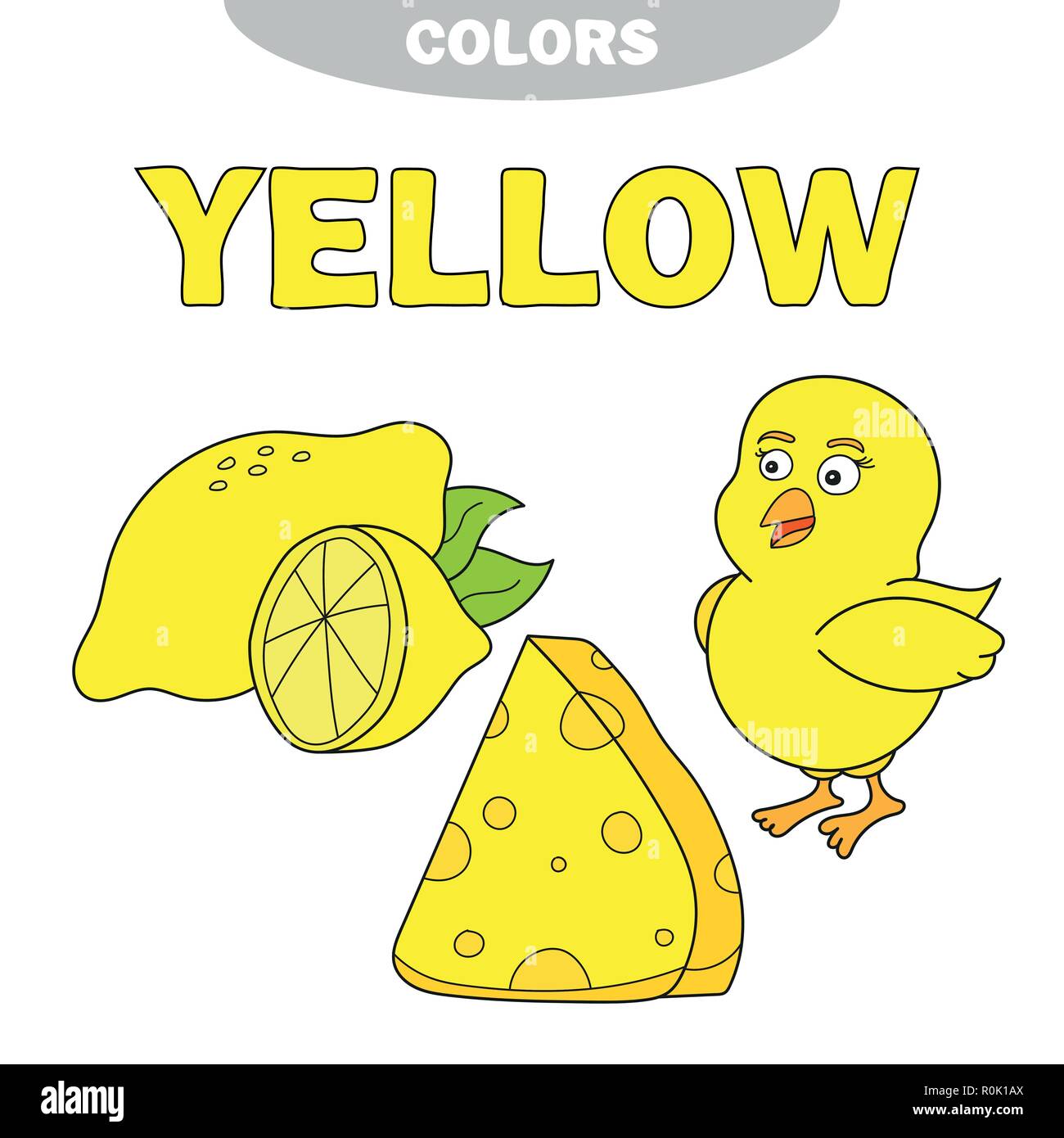 Yellow. Learn the color. Education set. Illustration of primary colors. Vector Stock Vector Image & Art - Alamy Yellow. Learn the color. Education set. Illustration of primary colors. Vector Stock Vector Image & Art - Alamy