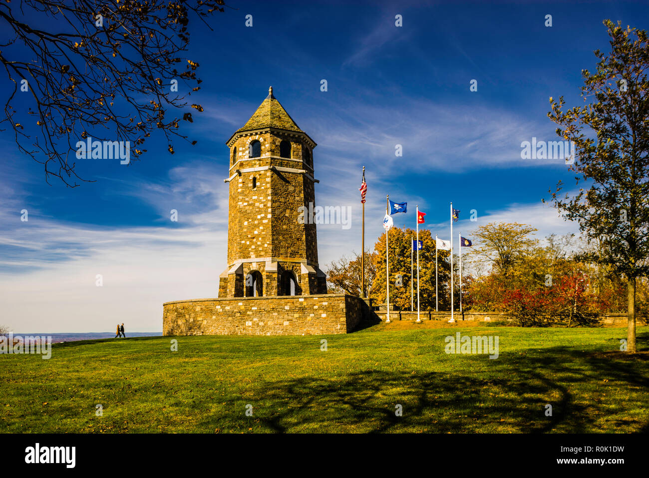 The Tower on Fox Hill   Vernon, Connecticut, USA Stock Photo