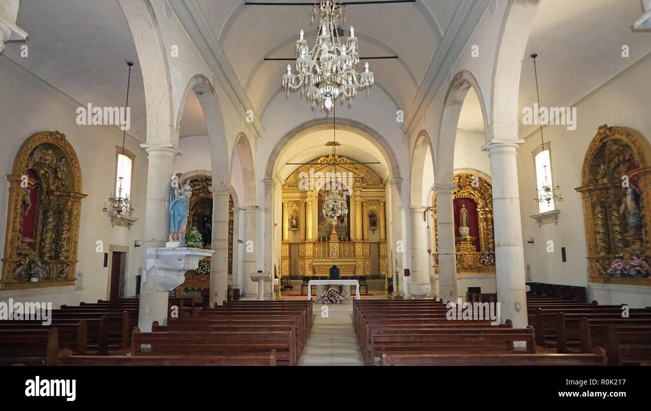 Small Christian Chapel Of Fermela In Portugal Stock Photo