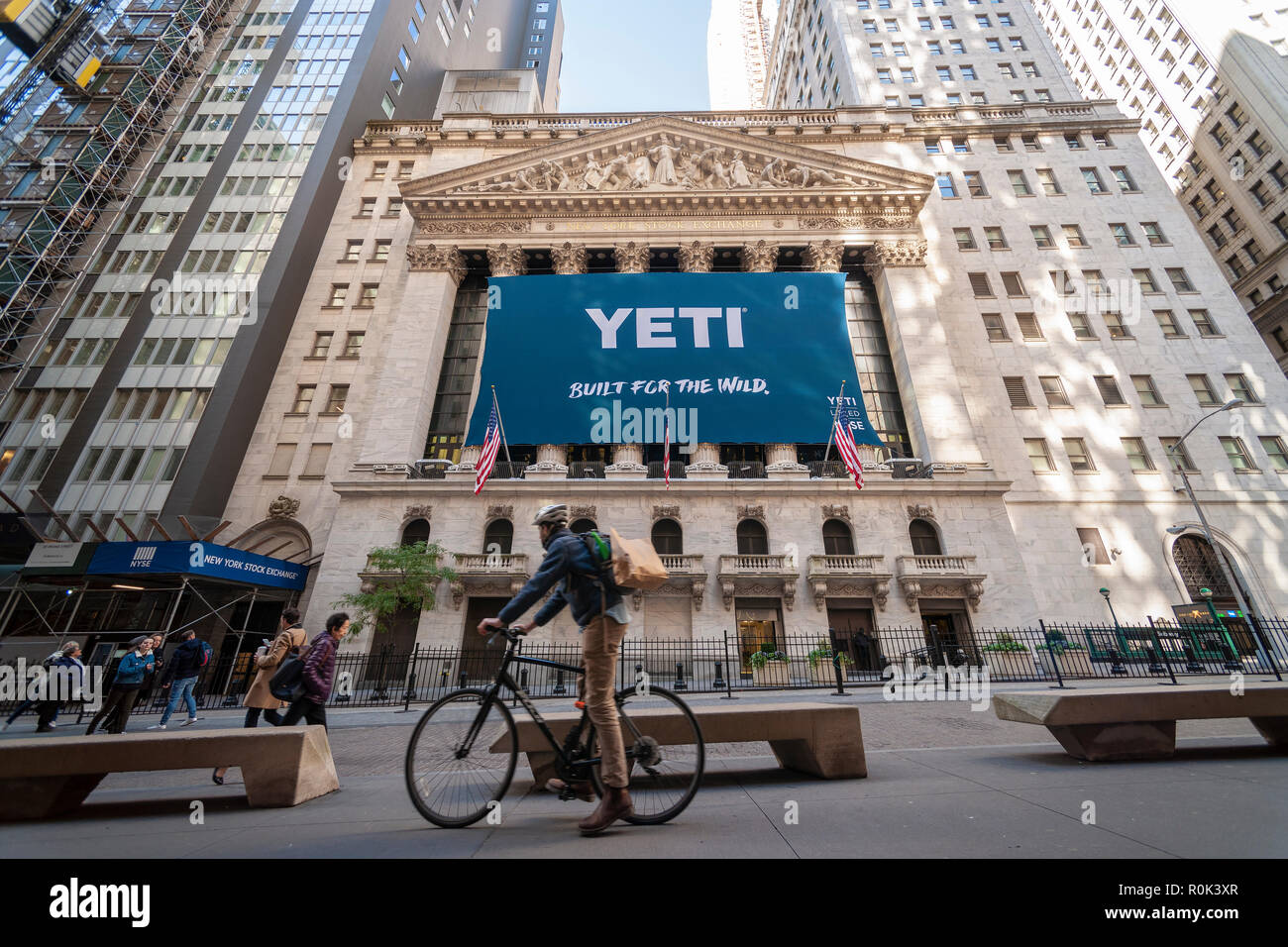 The New York Stock Exchange in Lower Manhattan in New York on Thursday