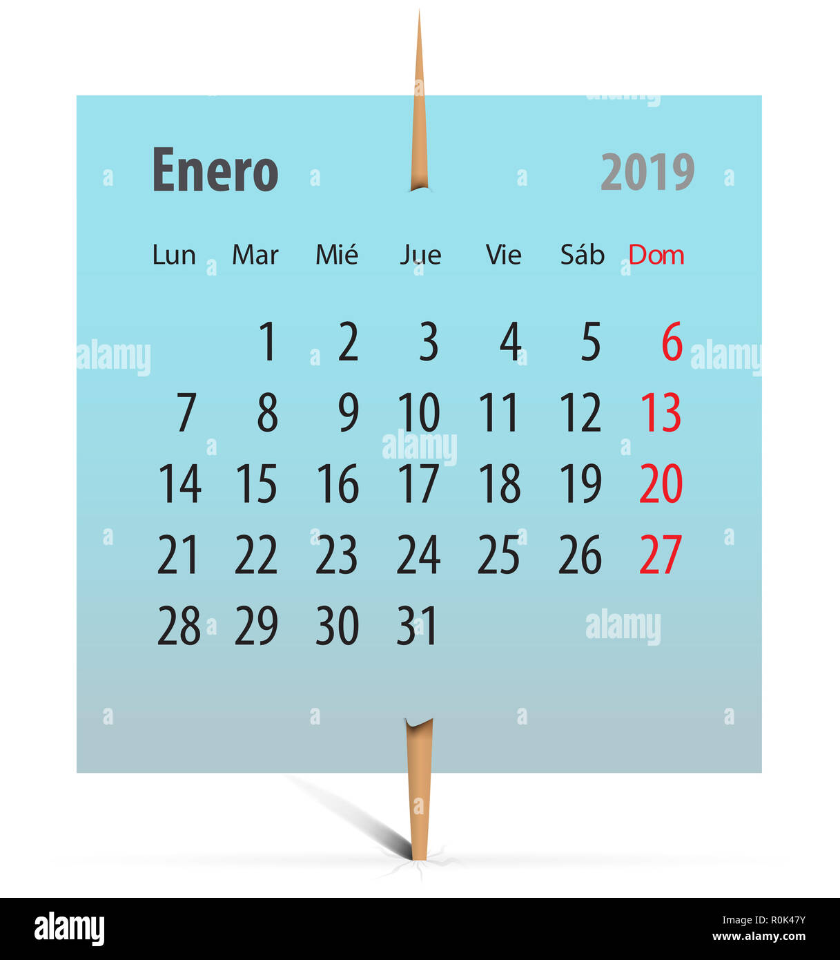 2024 spanish calendar. Printable vector illustration for Spain. 12 months  year calendario. Portrait Stock Vector Image & Art - Alamy