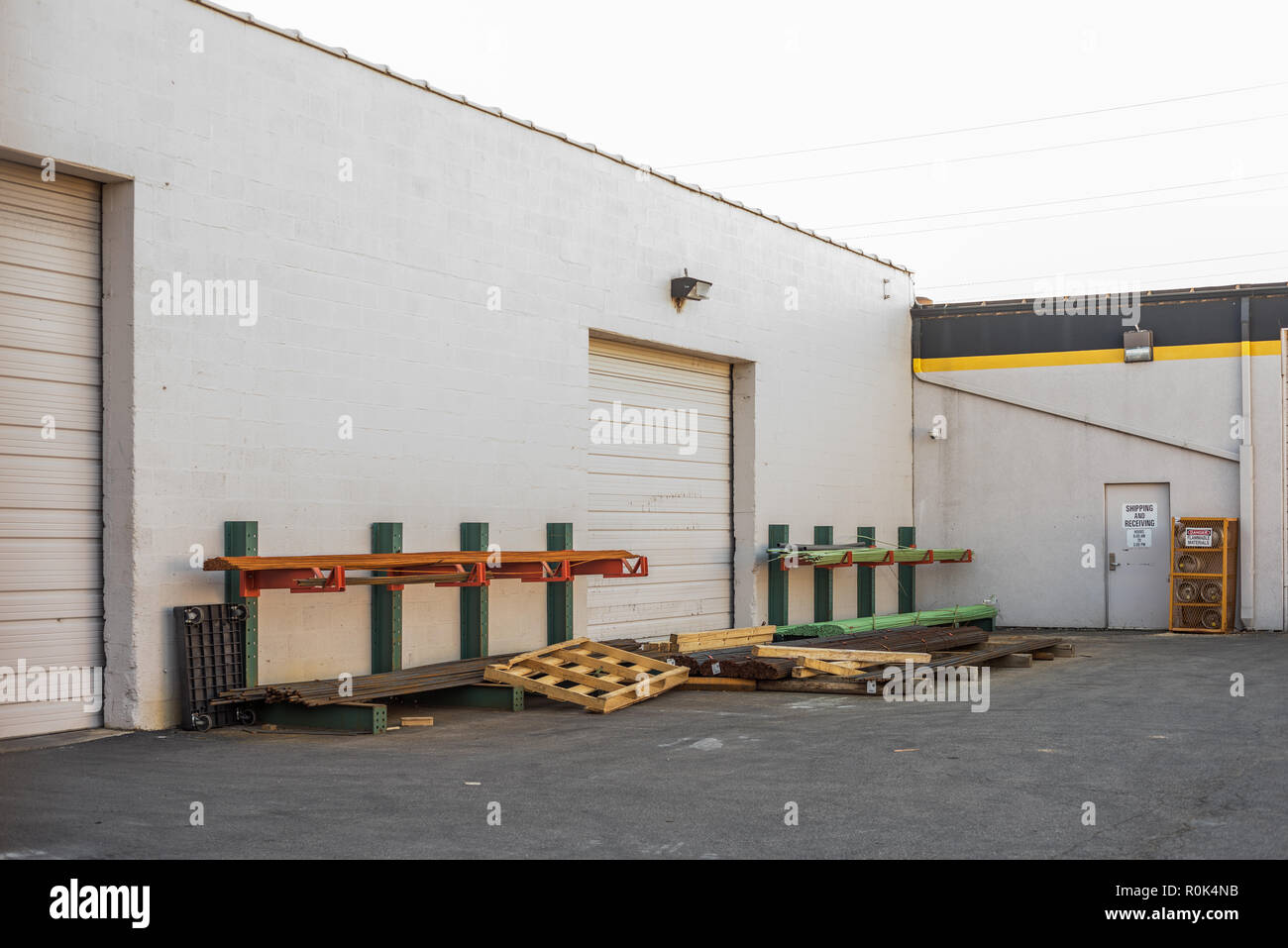 Picture of Industrial building in Chicago Stock Photo - Alamy