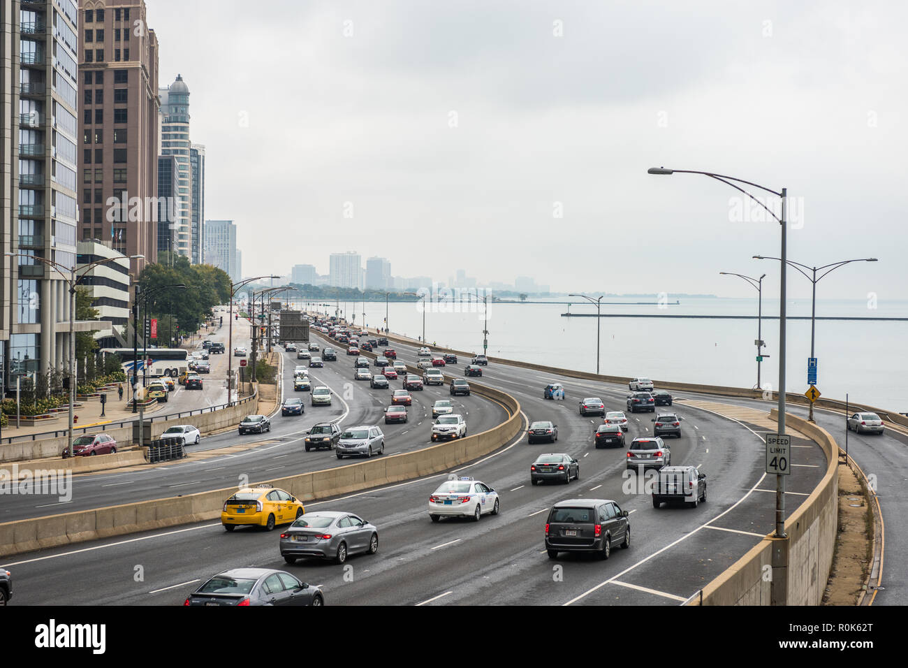 Lake Shore Drive Stock Photo - Alamy