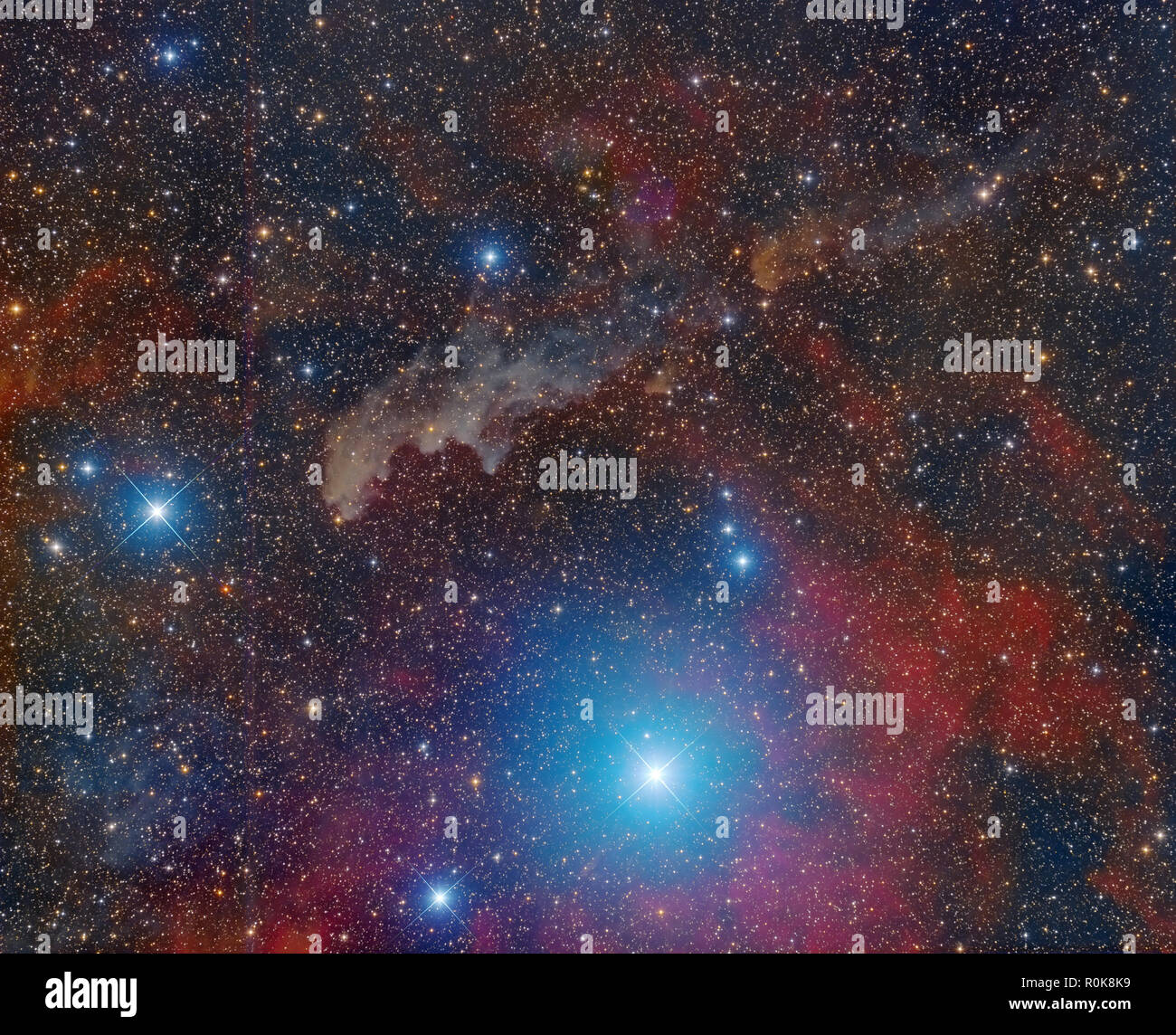 Witch Head Nebula. Stock Photo