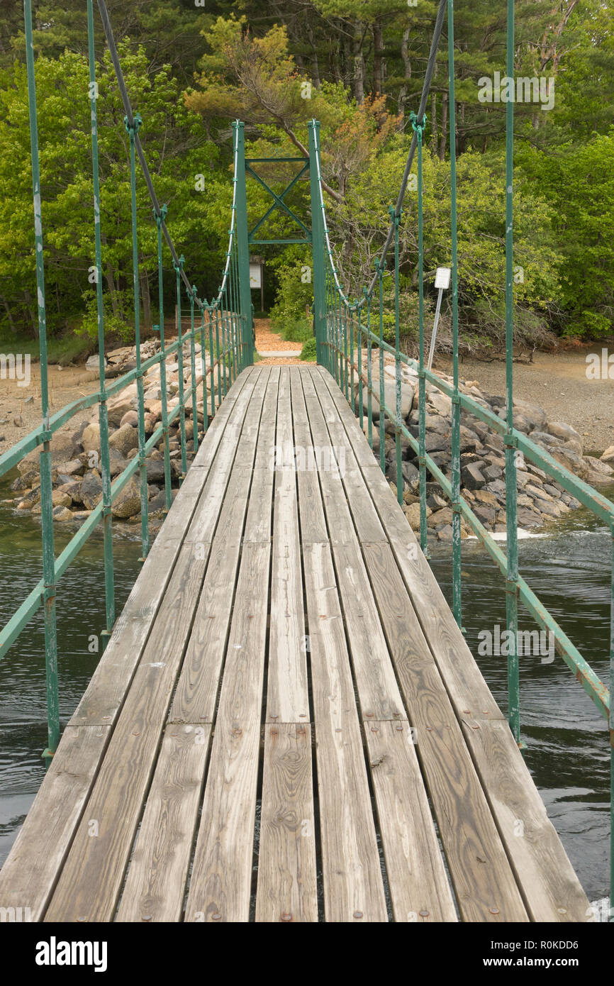 Wiggly bridge York Maine Stock Photo - Alamy