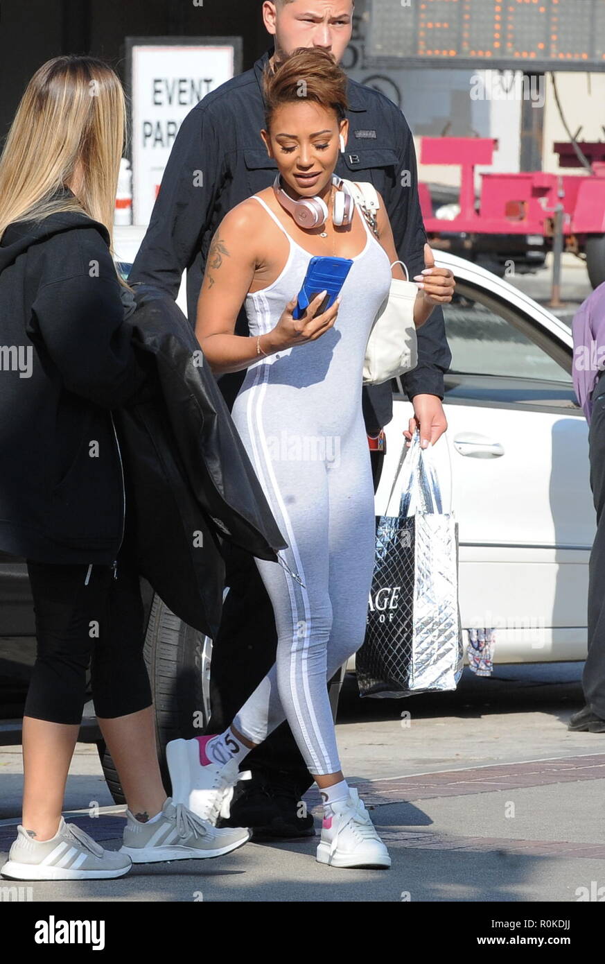 Busty Mel B Goes On AllNatural Workout In LA
