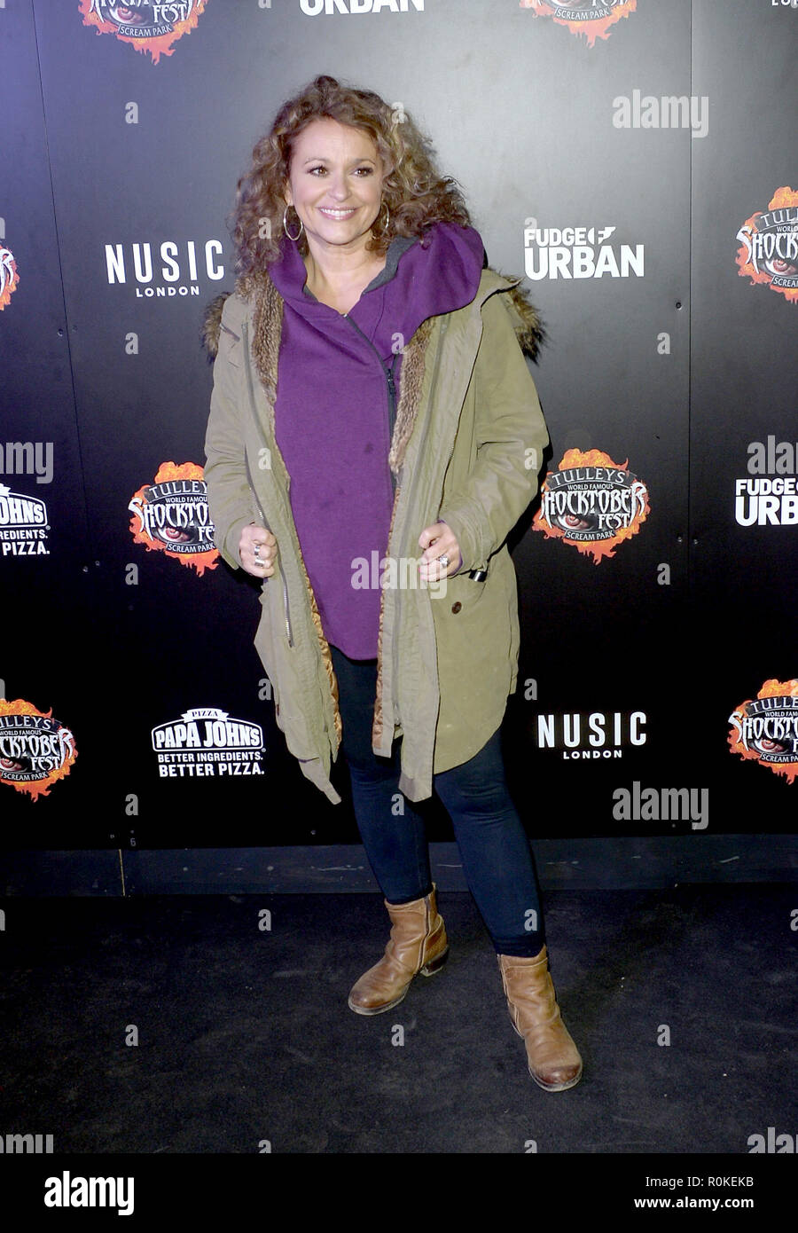 Nadia Sawalha at Shocktober Fest at Tulleys Farm Featuring: Nadia