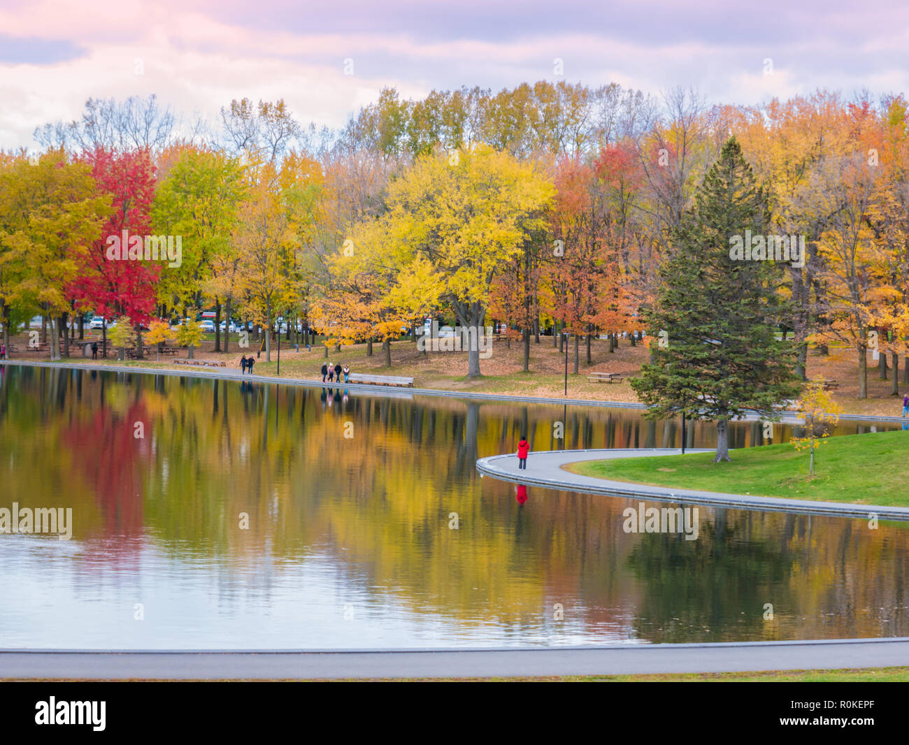 Beaver lake mount royal park hi-res stock photography and images - Alamy