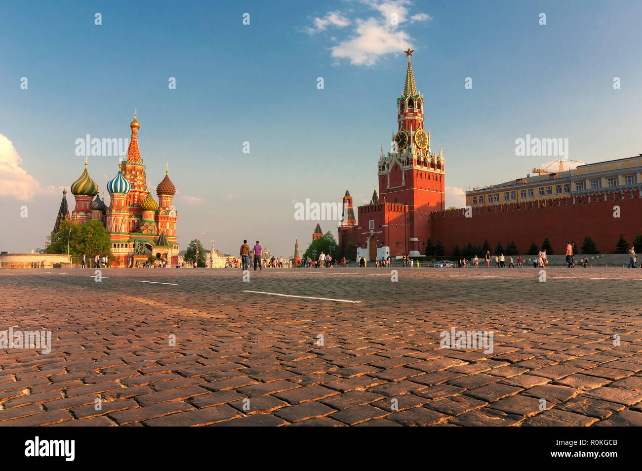 Red square in Moscow, Russia Stock Photo
