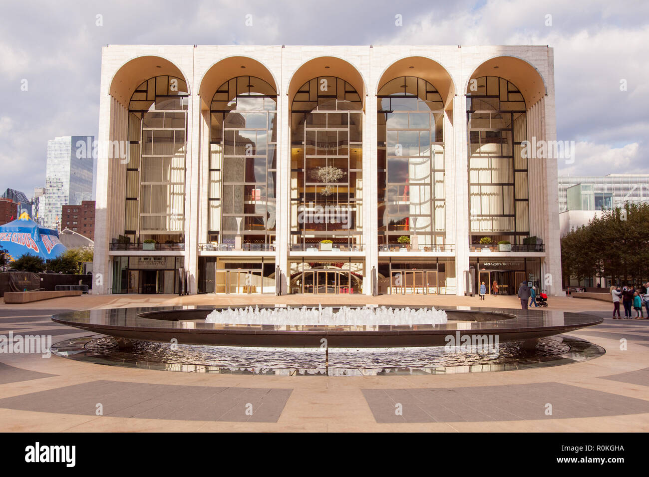 Lincoln Center Performing Arts center, Broadway, New York City, United States of America.USA Stock Photo