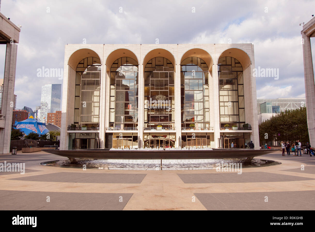 Lincoln Center Performing Arts center, Broadway, New York City, United States of America.USA Stock Photo