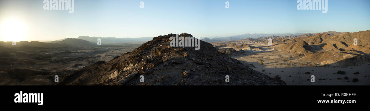 Panoramic landscape of the Richtersveld mountainous desert Stock Photo