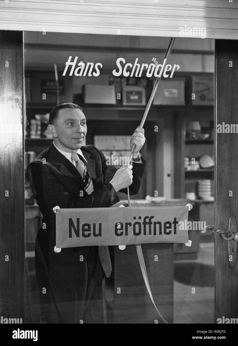 Herz - modern möbliert, Deutsches Reich 1940, Regisseur und Darsteller: Theo Lingen Stock Photo