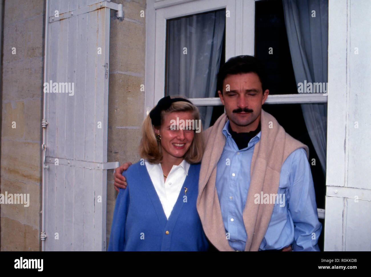 Graf Stephan Christoph von Neipperg mit Ehefrau Sigweis in der Gironde