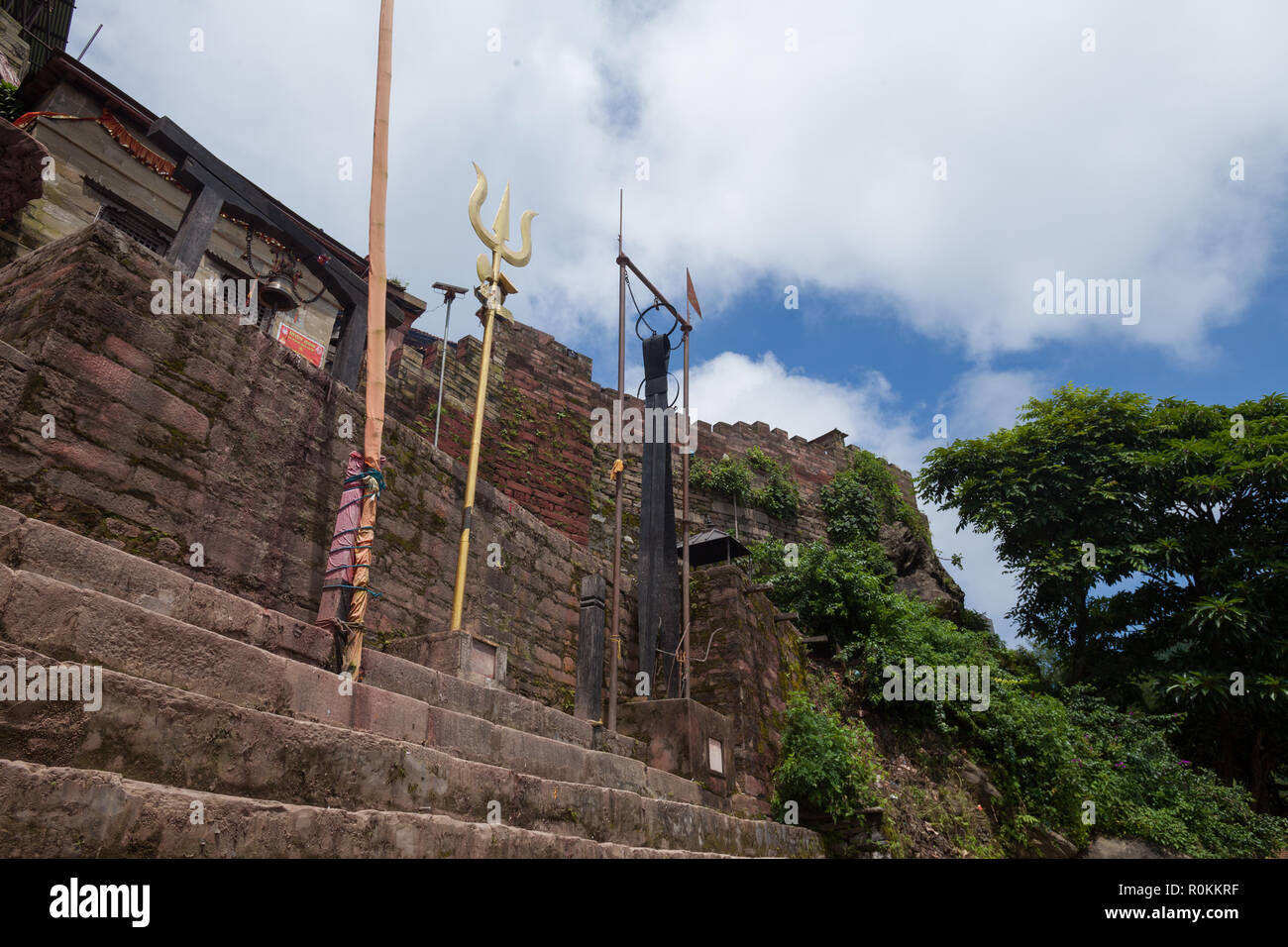 The Gorkha Durbar temple, palace, and fort complex in Nepal Stock Photo ...