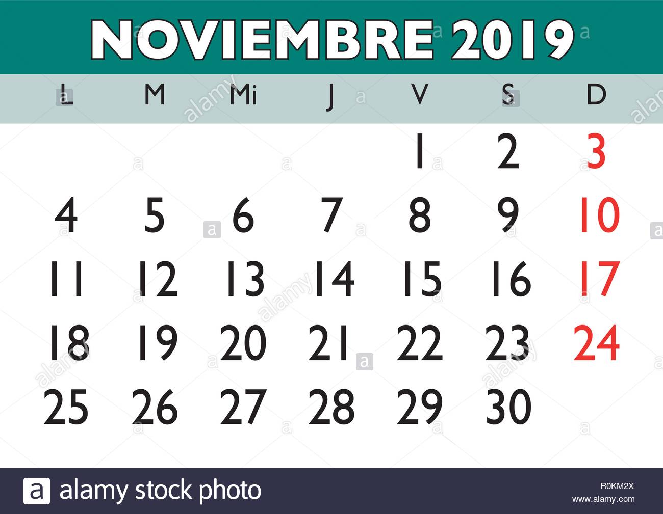 november month in a year 2019 wall calendar in spanish noviembre november 2019 calendar spanish