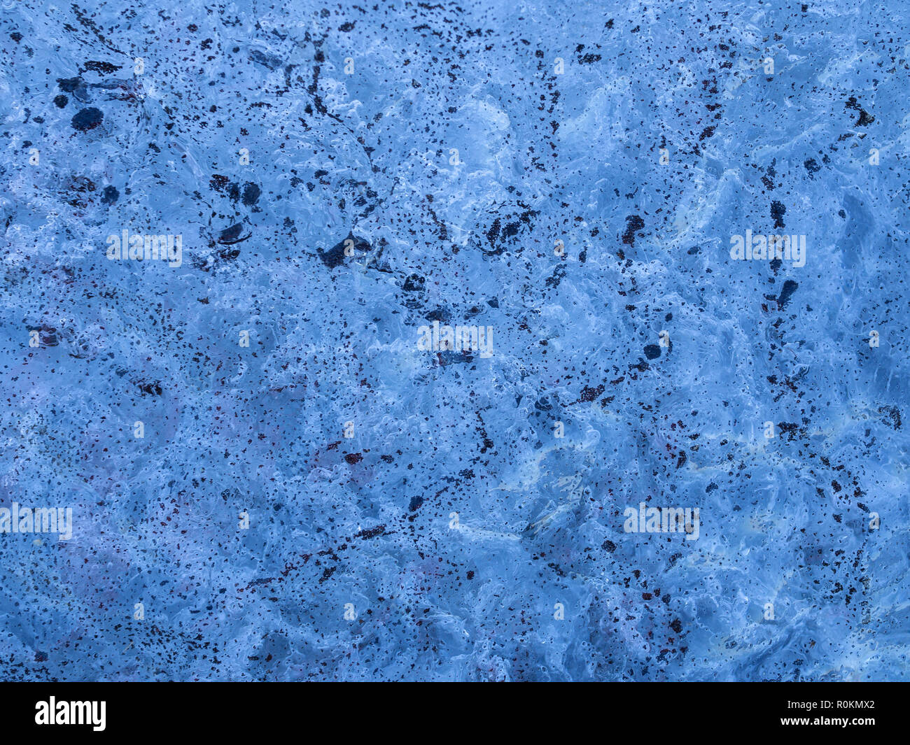 Blue glacier ice background Stock Photo