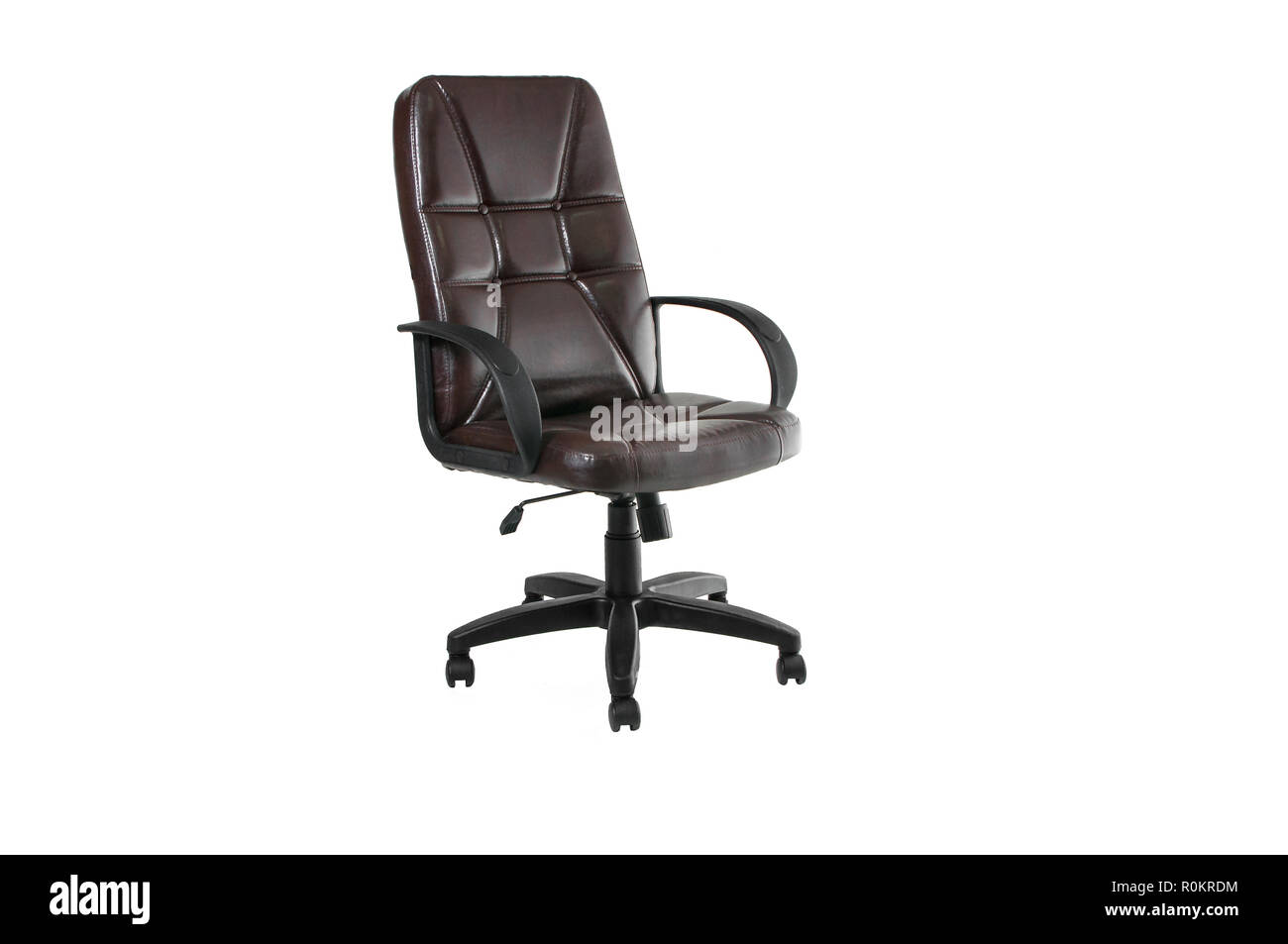 Silver color high spinning bar stool, chair, wood, metal chair, modern designer. Chair isolated