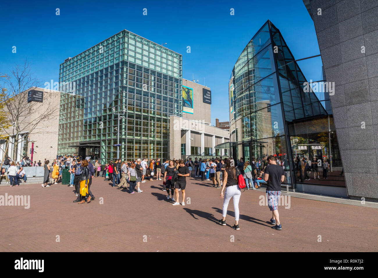 Amsterdam Van Gogh museum Stock Photo