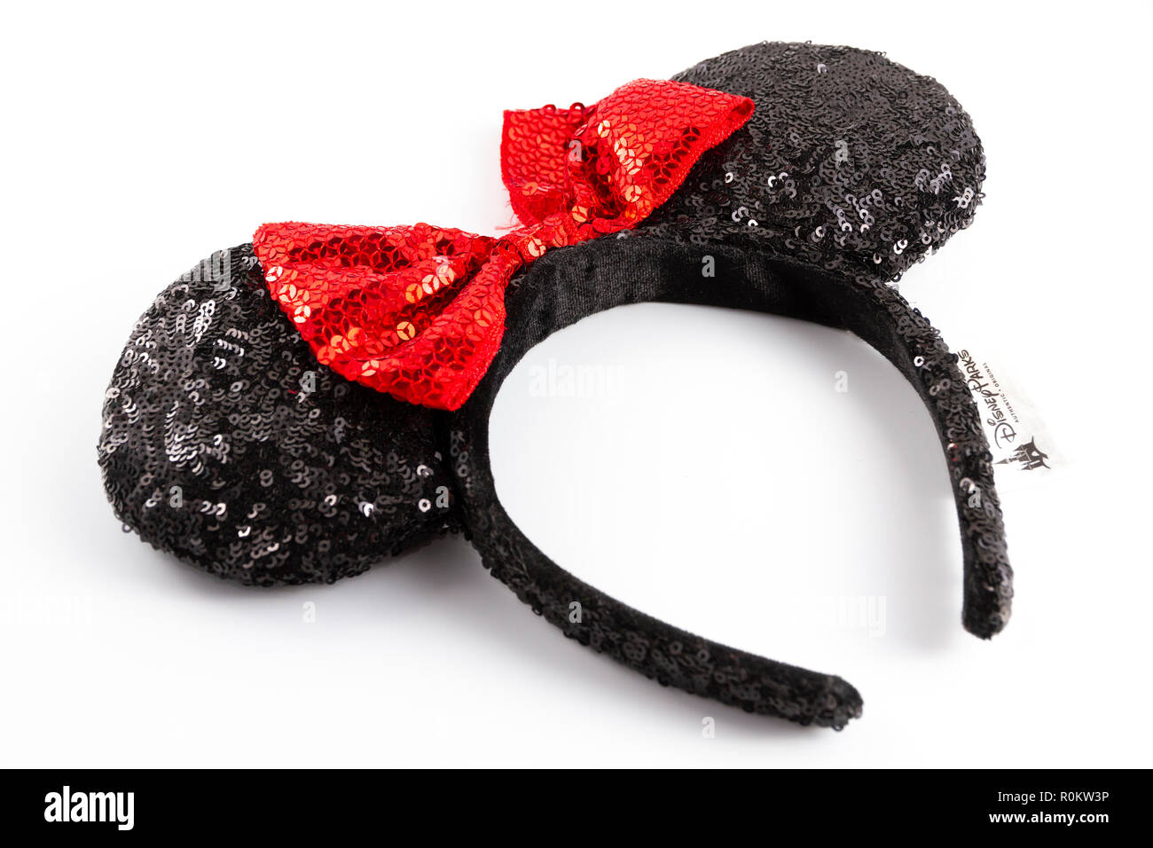 Set of Mickey Minnie Ears from Disney World Stock Photo