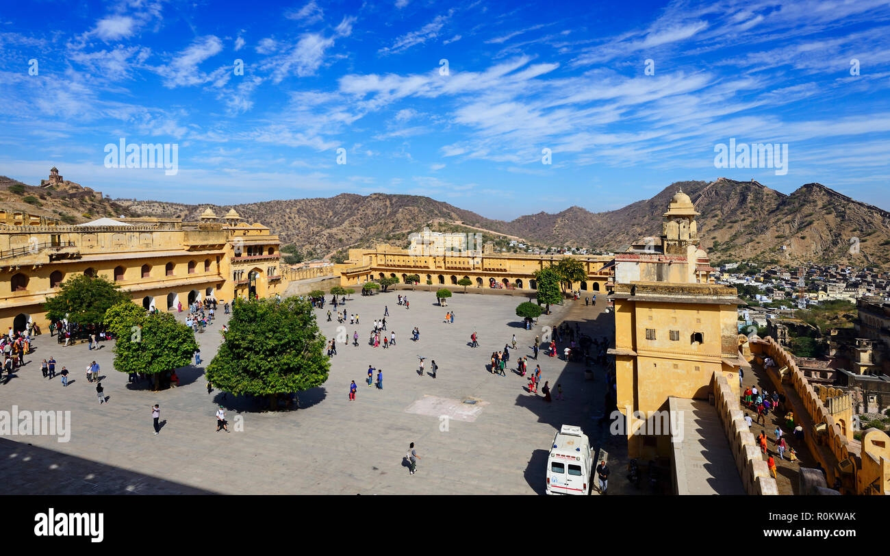 Amber Fort, Jaipur, Rajasthan Stock Photo