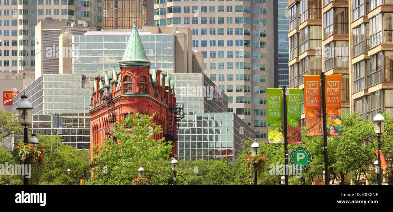 Gooderham Building in the St. Lawrence district of Toronto Canada Stock Photo