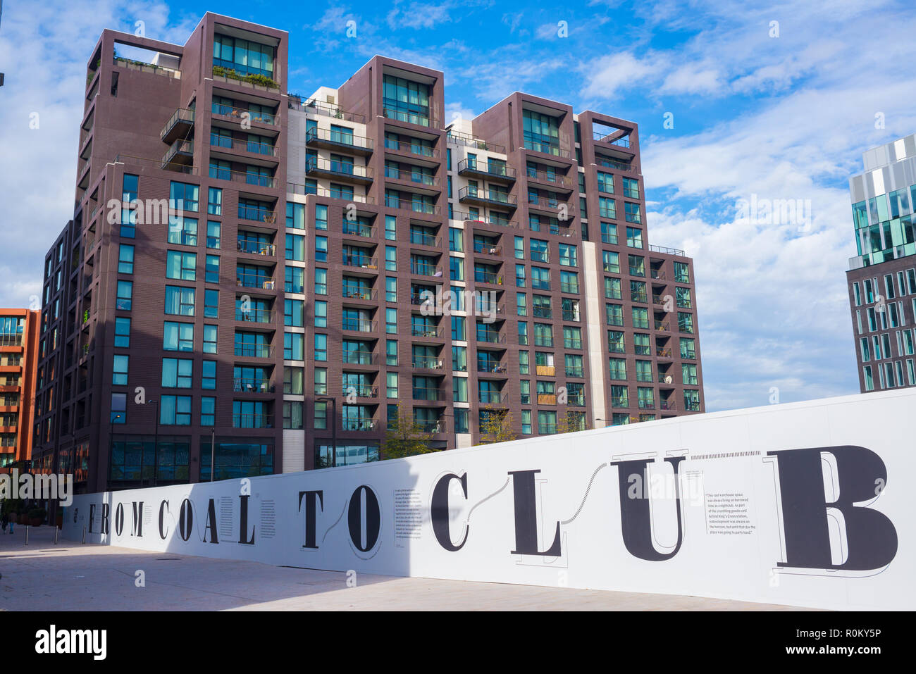 Modern luxury apartments development near Coal Drops Yard a unique new shopping quarter at King