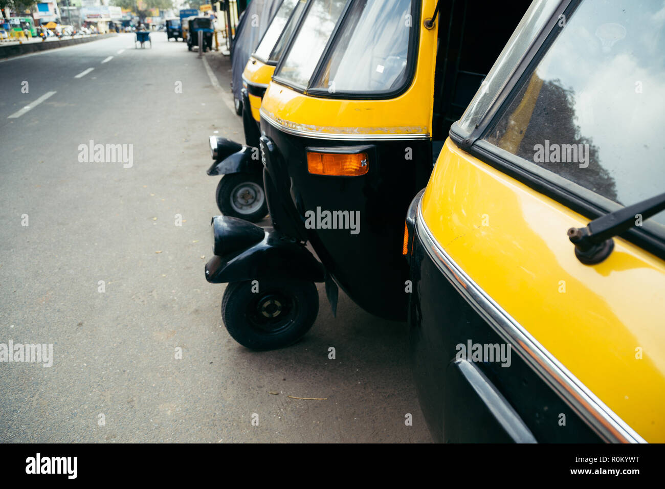 Auto rickshaw in Bangalore, India Stock Photo
