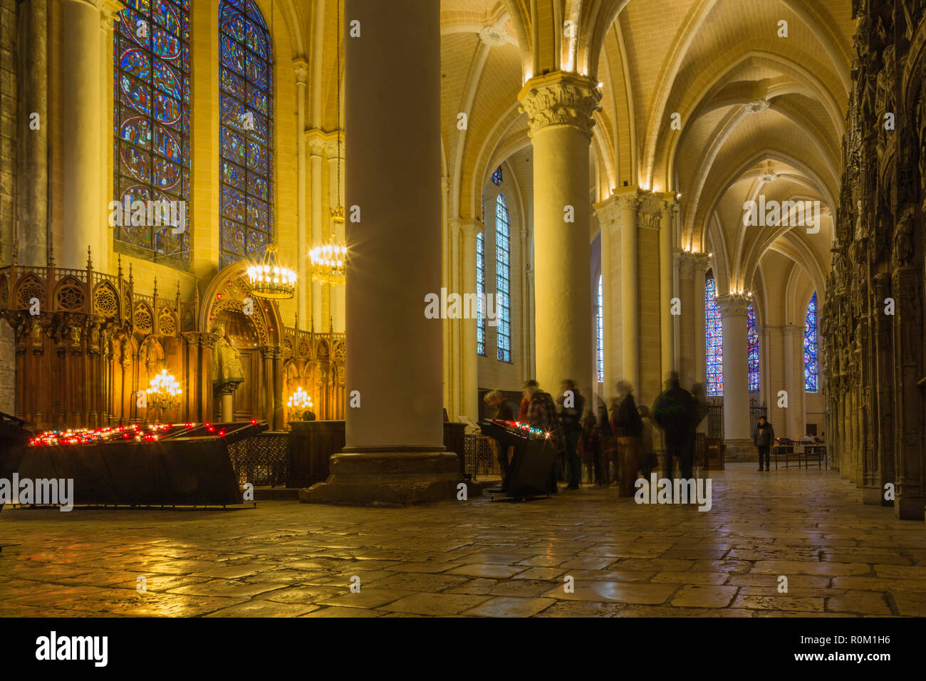 Chartres Cathedral, Chartres, Eure et Loire, Centre Val de Loir, France Stock Photo