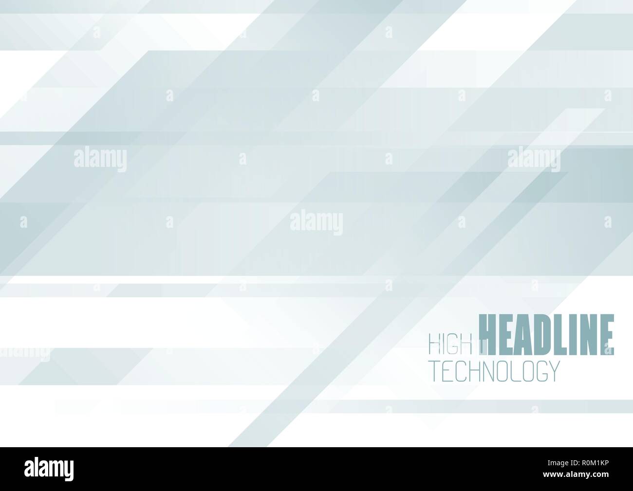 Minimal light blue abstract tech corporate background. Vector geometric ...