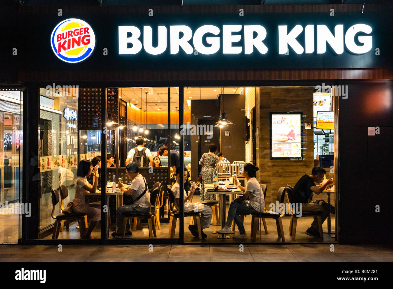 Burger king in china hires stock photography and images Alamy